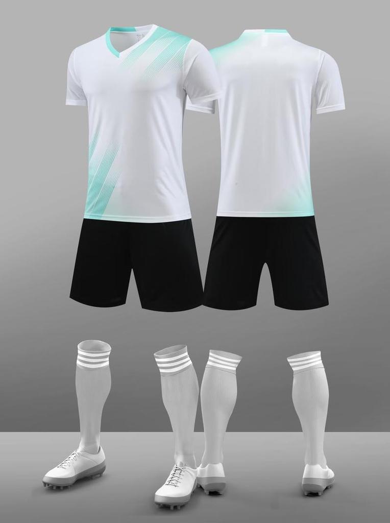 Football Uniform Short Sleeve Suit Teenager Primary School Student Children'S Competition Team Sports Short Sleeve Jersey Casual Sportswear