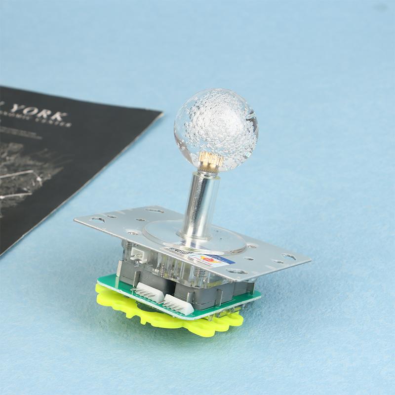 

12V Светодиодный Аркадный Джойстик Разноцветный Светящийся Джойстик Для Игрового Автомата Кран-Клешня Аркадная Игра Рыболовный Автомат Торговый Автомат