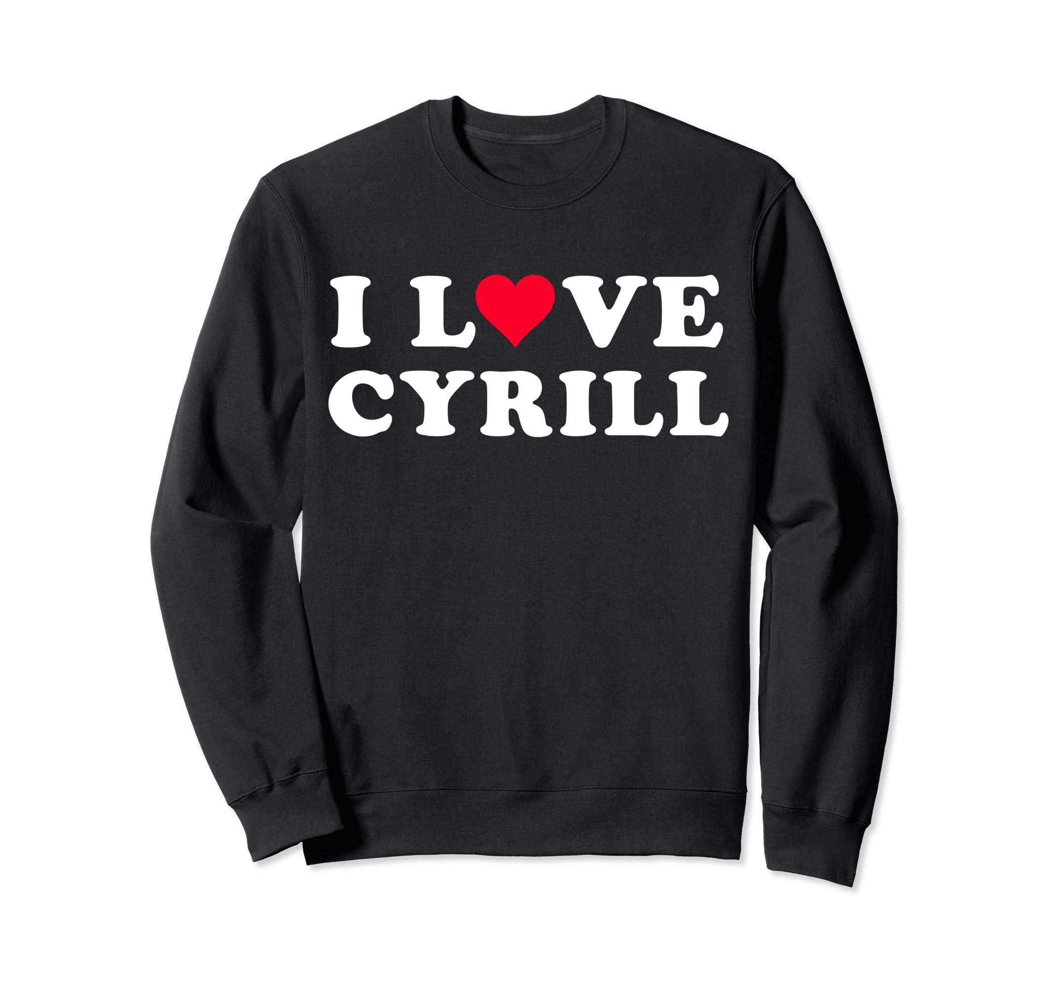 I Love Cyrill Matching Girlfriend & Boyfriend Cyrill Name Trainer