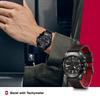 Victorinox SWISS ARMY Chronograph Analog Quartz Black Red Rubber Stainless Steel Case Interchangeable Brand Gift Water-Resistant Men's Watch, Dial,