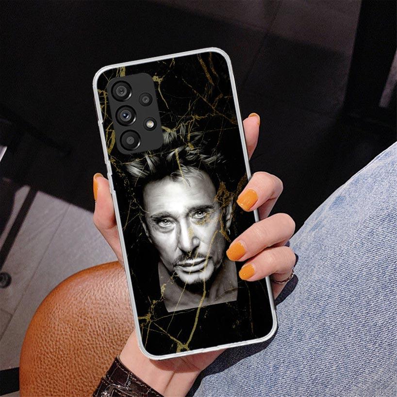 Johnny Hallyday Music Phone Case For Samsung Galaxy A17 A16 A15 A14 A13 A57 A56 A55 A54 A53 A37 A36 A35 A34 A33 A26 A25 A24 A23