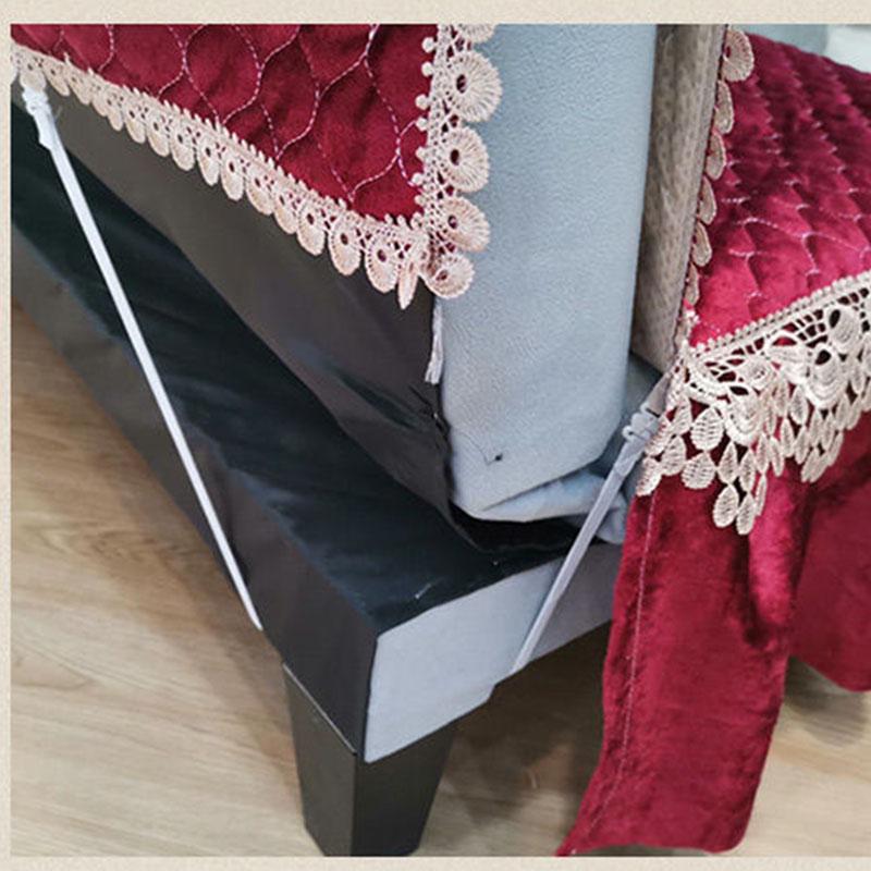 Folding Sofa Bed Cover Printed Armless Sofa Cover  Couch Covers with Skirt Slip Resistant Sofa Cover for Living Room