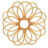 Wall Hanging Rattan Decor 42cm Exquisite Woven Retro Rattan Flower Wall Hanging Art for Living Room