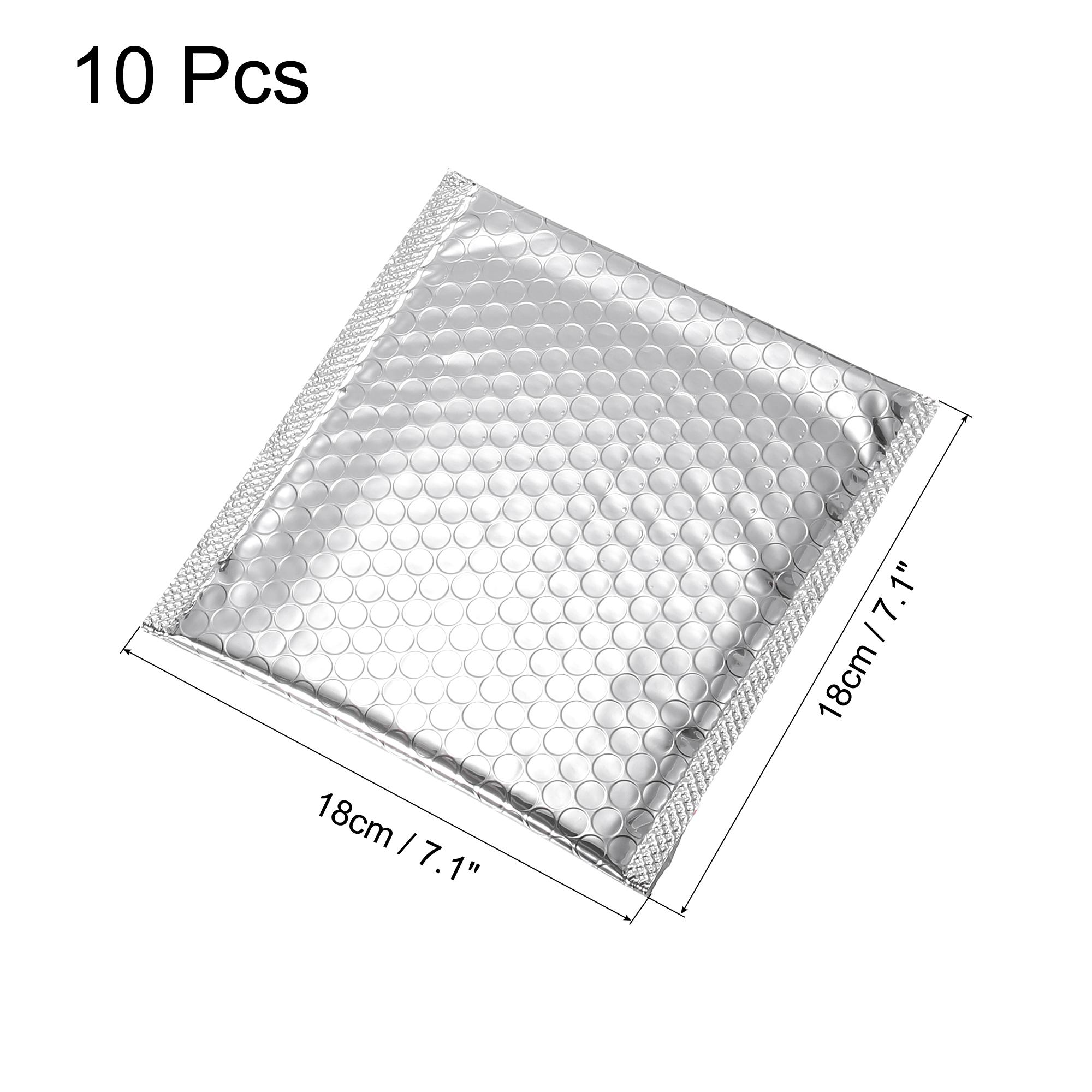 10/20/25Pcs Silver Thermal Bubble Mailer Self-Seal Packaging Bags Gift Packaging Padded Shipping Envelopes Foil Mailing Envelope
