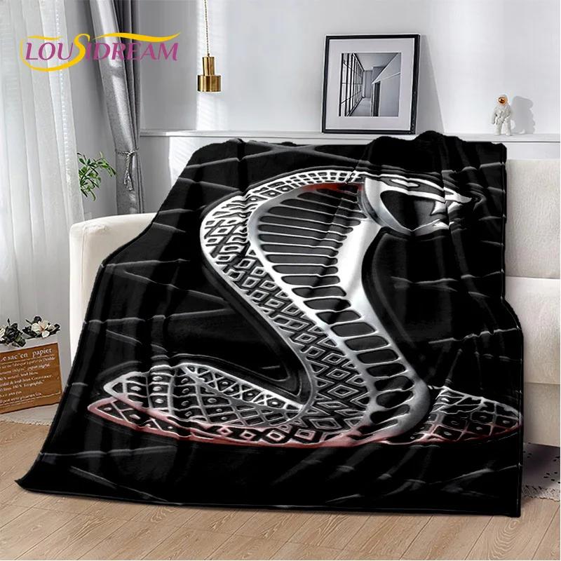 Classics 3D F-Ford GTR Mustang Car Soft Blankets,Keep Warm Throw Blanket Comfortable Blanket for Picnic Beds Sofa Home Bedroom