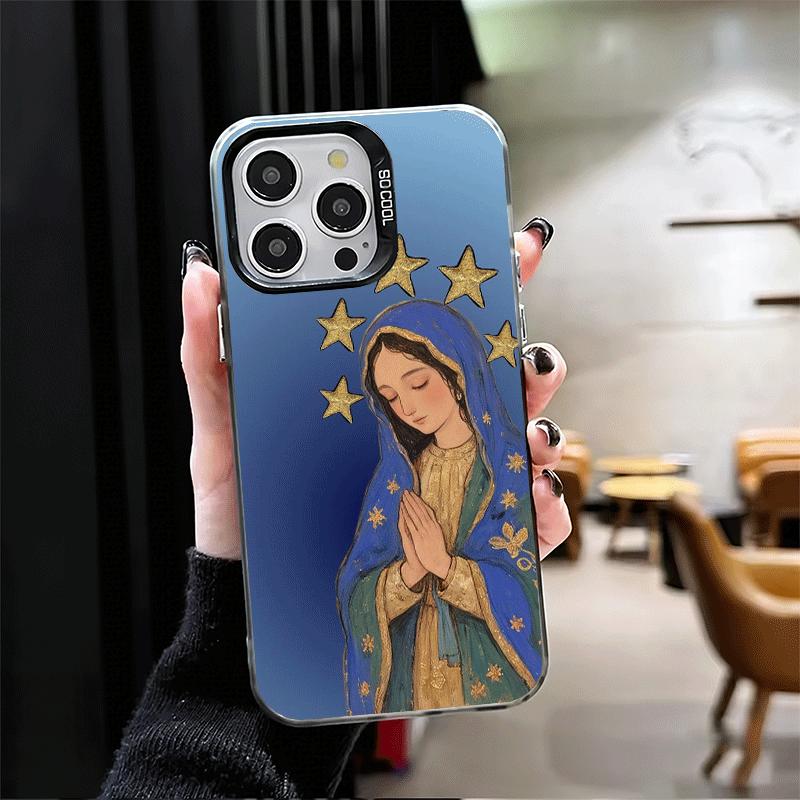 Virgen Mary Virgin De Guadalupe Soft Phone Case for iPhone 15 16 17 Pro Max 17Air 16E 14 Plus 13 12 Mini Shockproof Cover Back S