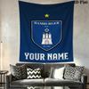 Custom Name Hamburger SV Wall Tapestry Aesthetic Wall Hanging Printed Fabric Blanket Decorative Tapestries for Bedroom Living Room Home Decor