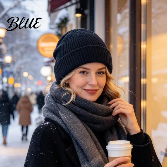 Casual Outdoor Autumn Hat Unisex Wool Knitted Hat Soft Color High Elastic Winter Solid Fisherman Hip Hop Style Windproof Fashionable Cap for