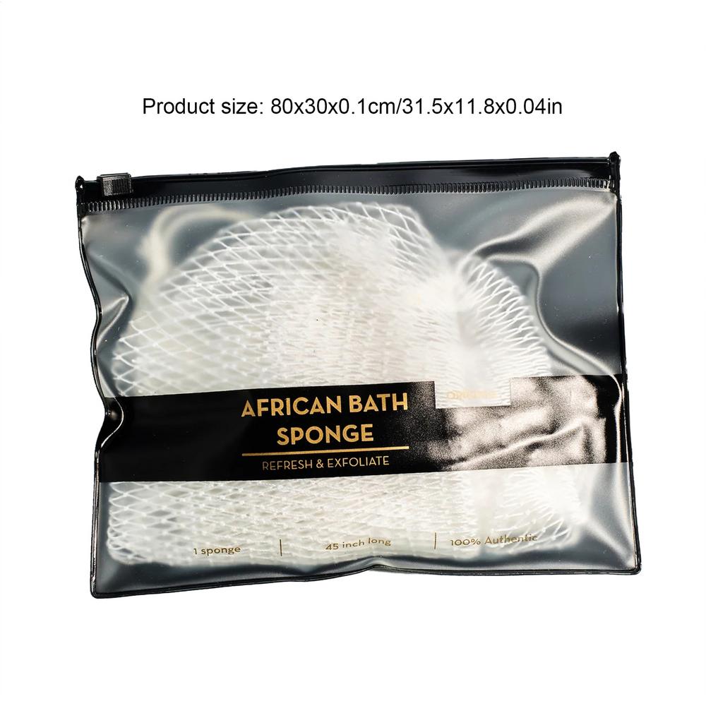 Exfoliating Mesh Sponge Reusable Face Body Scrub Sponge African Bath Sponge Towel For Skin Smoother Daily Cleansing