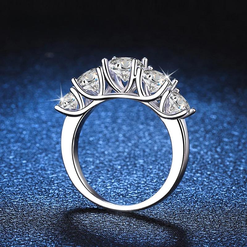 Anello Regolabile Donna In Argento 925 Con Zirconia - Fede Nuziale O Di Promessa In Oro Rosa, Bianco O Giallo | Con Portagioie - Foto 4