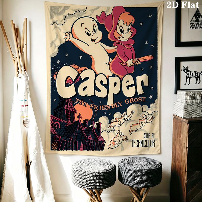 A Flying Broom Pattern Home Decor Tapestry, Wall Hanging, Decorative RV Wall Cloth.ZGT0914015