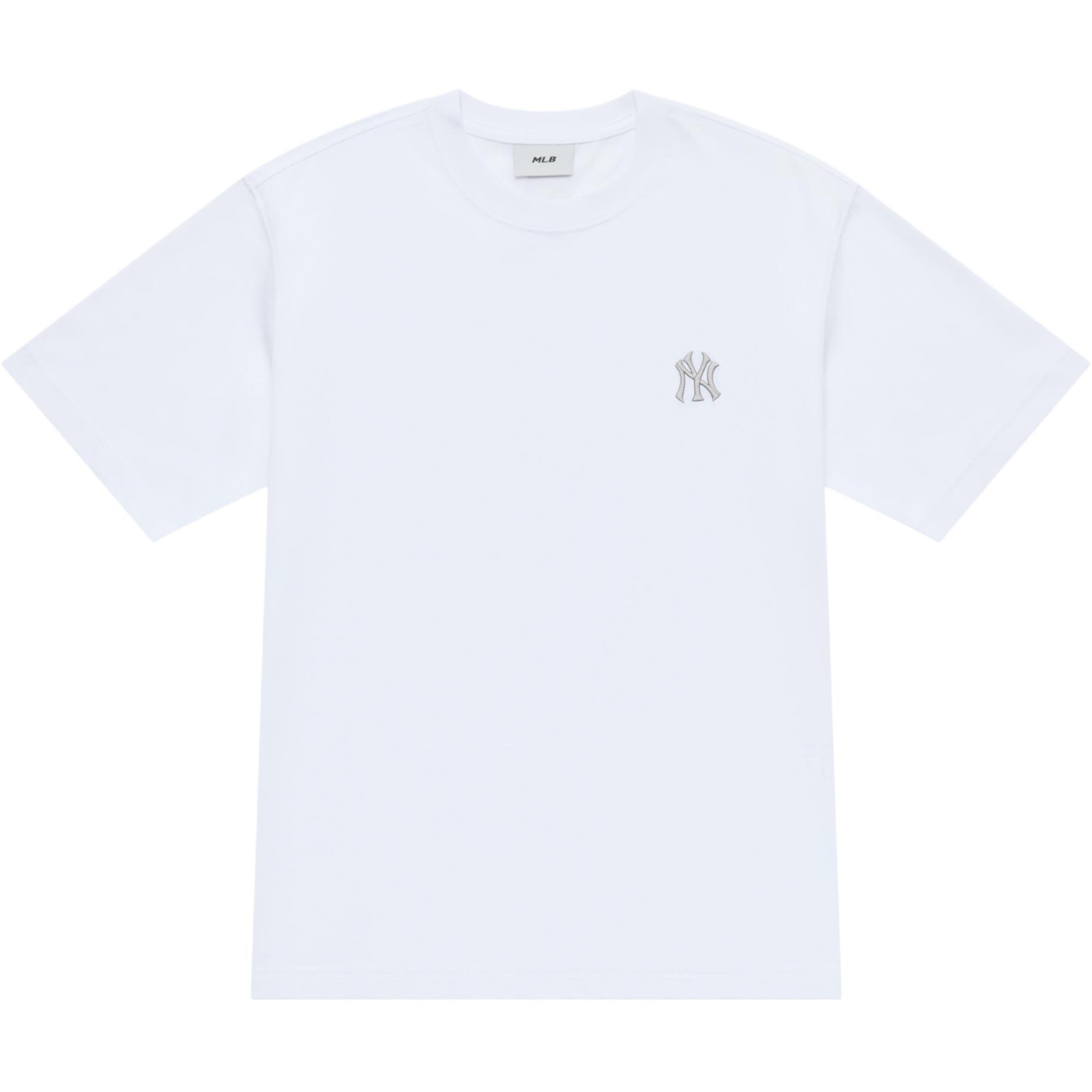

New MLB New York Yankees Basic Collection 25SS T Shirt Unisex White 3ATSB6453-50WHS XS