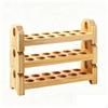 Wooden Egg Rack AntiDrop Design Holder Large Capacity for Refrigerator, Pantry