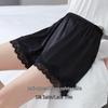 Women's Anti-Exposure Lace Safety Shorts, Lightweight & Non-Curling, Plus Size, Loose Fit for Summer.