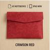 Simple Retro A5 Leather Briefcase Thick Waterproof Design Portable Large Capacity Business Document Storage Bag