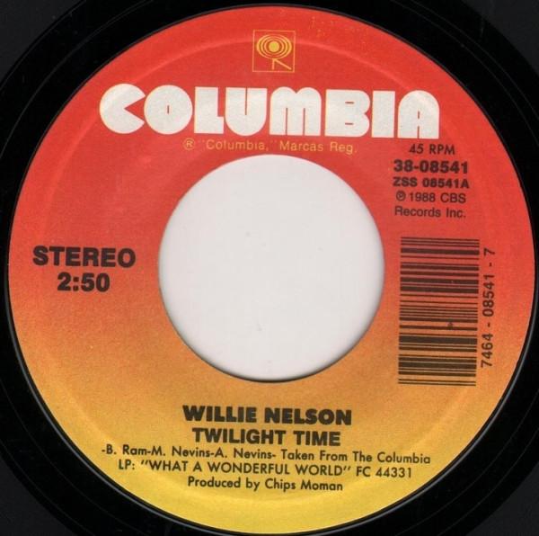 

7inch Record WILLIE NELSON - Twilight Time 3808541 Columbia 1988 US Folk Used