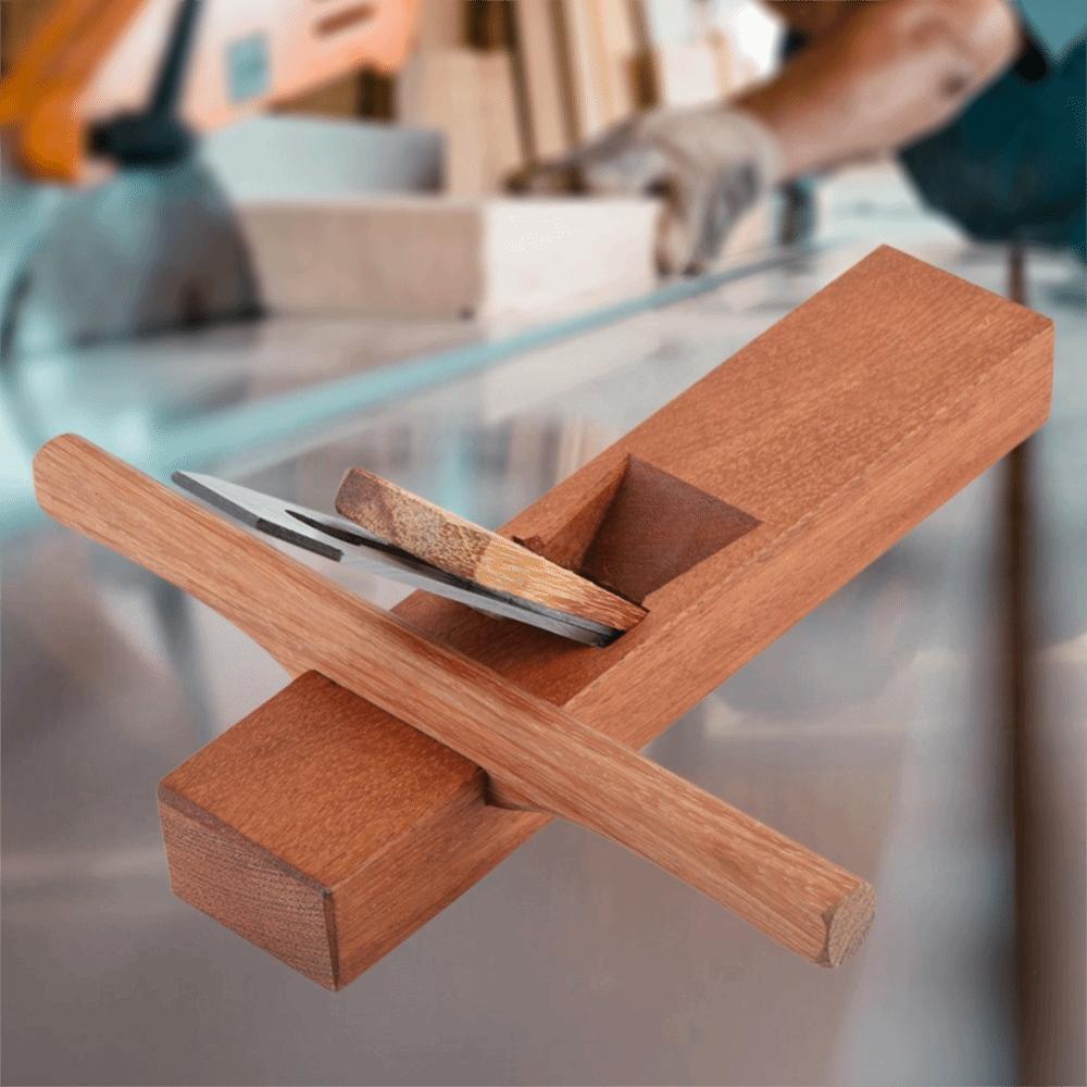 Wooden Woodworking Planer Portable Carpenter Tool Adjustable Hand Plane Woodworking