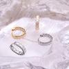 Chic Versatile Sparkly Square Zirconia Earrings for Women - High-End Niche Design