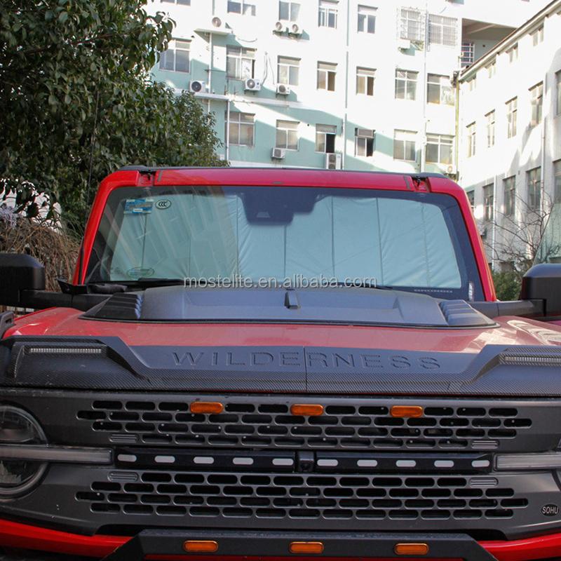 New Ford Bronco Accessories Aluminum Foil Car Window Windshield Visor