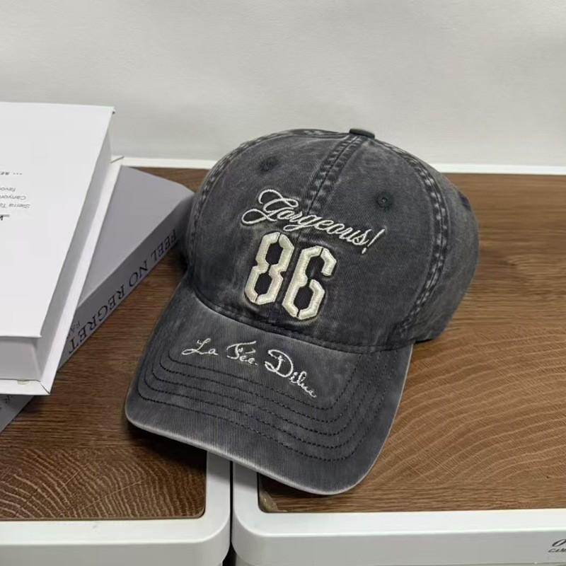 Streetwear Baseball Cap With Embroidered Letters For Casual Summer Outdoor Activities