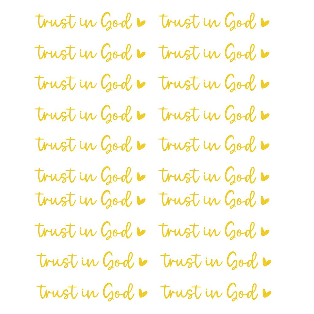 Reflect Your Faith Trust in God Decals Motivational Vehicle Decals Removable & Vibrant Reflection set for Car Rearviews