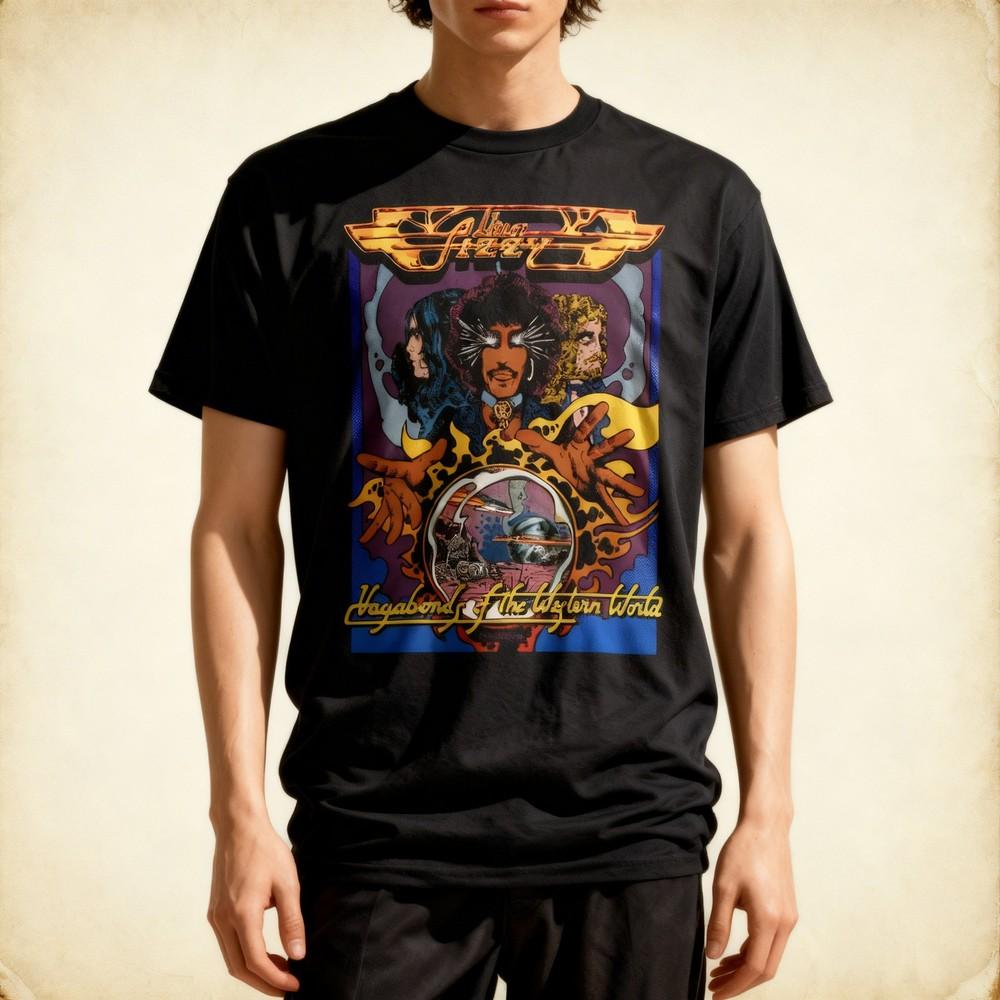 Thin Lizzy Vagabonds Of The Western World Cotton Black S5XL T Shirt IN468 Unisex T-Shirt XL