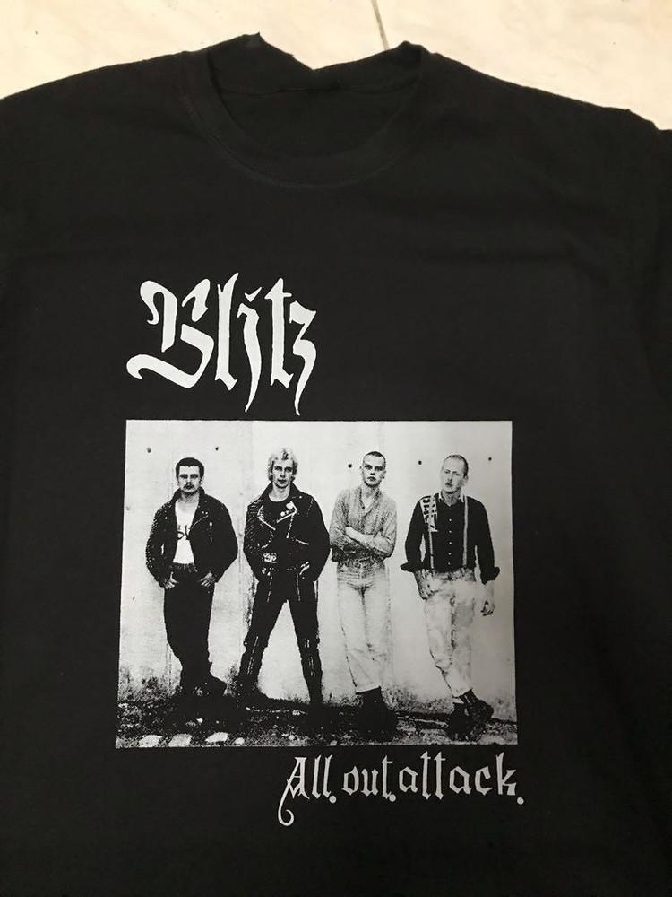 

Blitz Band Black T-Shirt Cotton Full Size Unisex S-5XL VK161 Unisex T-Shirt XXL