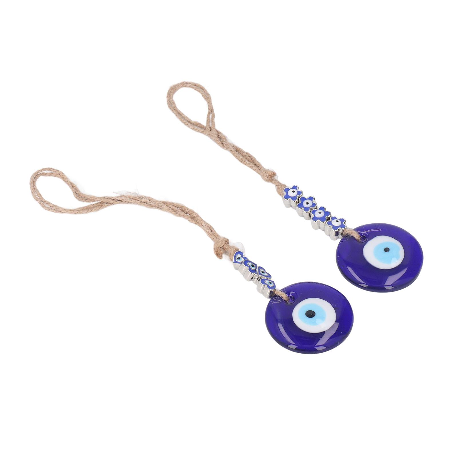 

Глаз Подвесное украшение для автомобиля Синий стеклянный глаз Подвеска-украшение для подвешивания на зеркало заднего вида автомобиля Салон автомобиля
