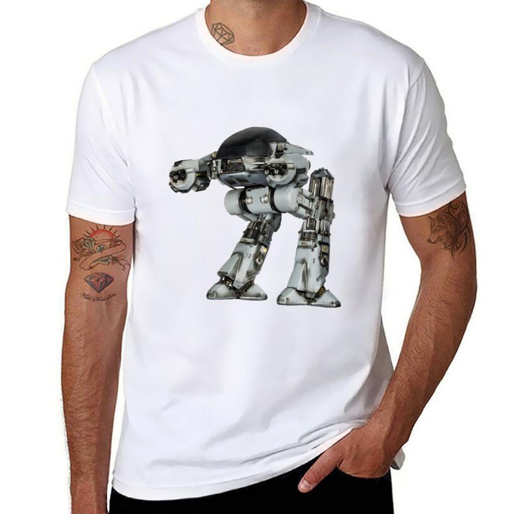 T-shirt Classica ED-209 per un ragazzo magliette grafiche ragazzi stampa animale doganali magliette semplici da uomo