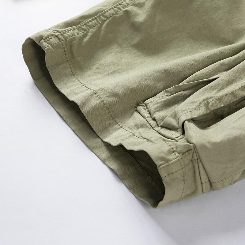 BAPAI New Pánské módní šortky Bavlna Ležérní Léto Pracovní Combat Kalhoty Klasické krátké oversized cargo kalhoty