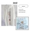 Cross-Border Wool Hooded Cardigan: Loose, Long, Knitted Sweater with Letter Design