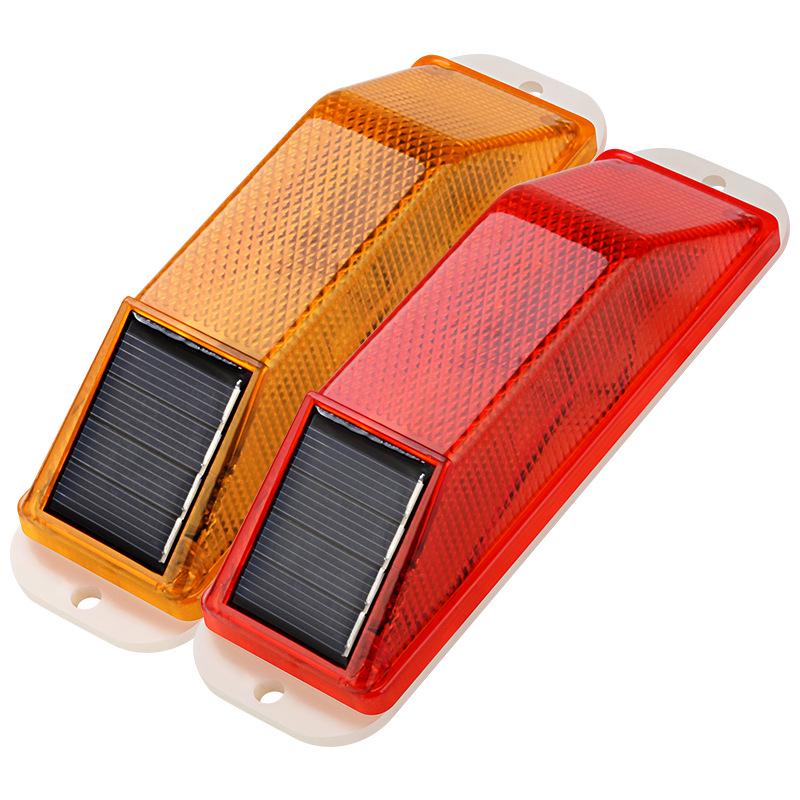 Solar LED Fence Safety and Traffic Warning Light