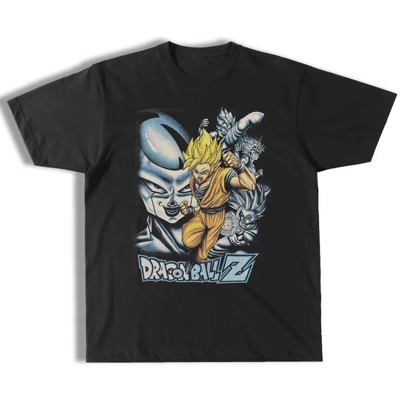 Dragon Ball Dragon Ball Collection Anime Peripheral Short Sleeve Casual Crew Neck Cotton Printed Loose T-Shirt