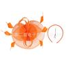 New European and American Bridal Feather Mesh Hair Accessories Hemp Yarn Headgear Retro Fashion Elegant Top Hat