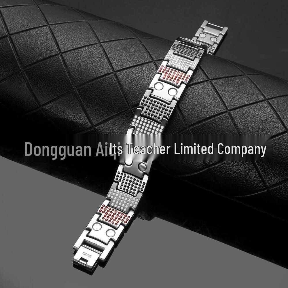 Bracciale Magnetico in Titanio da Uomo Europeo e Americano - Gioiello Semplice e alla Moda