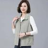 Frühling Herbst Weste Jacke Damen Locker Umlegekragen Lässig Ärmellos Mäntel Mode Kurz Weste Tops Weiblich