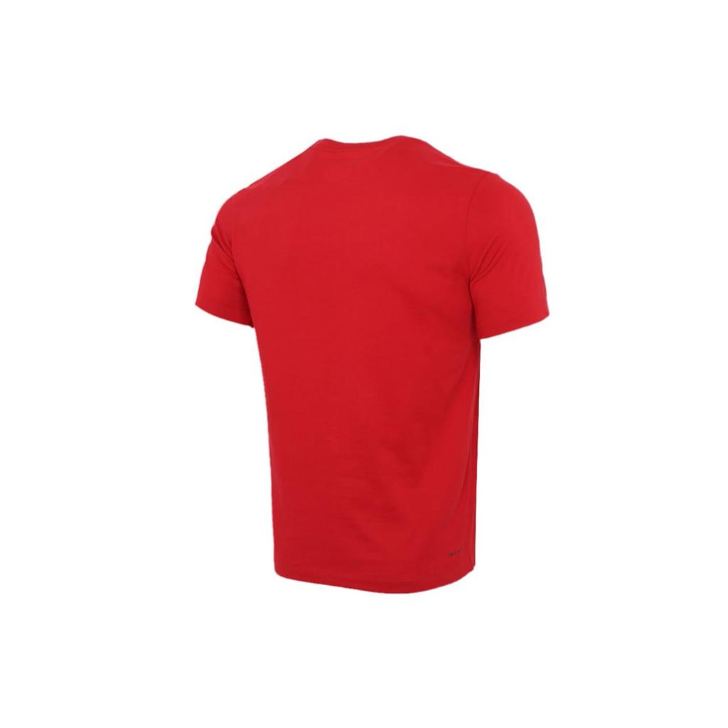 Jordan Jumpman T Shirts Men's Red Crew Neck Moderate CW5191-687