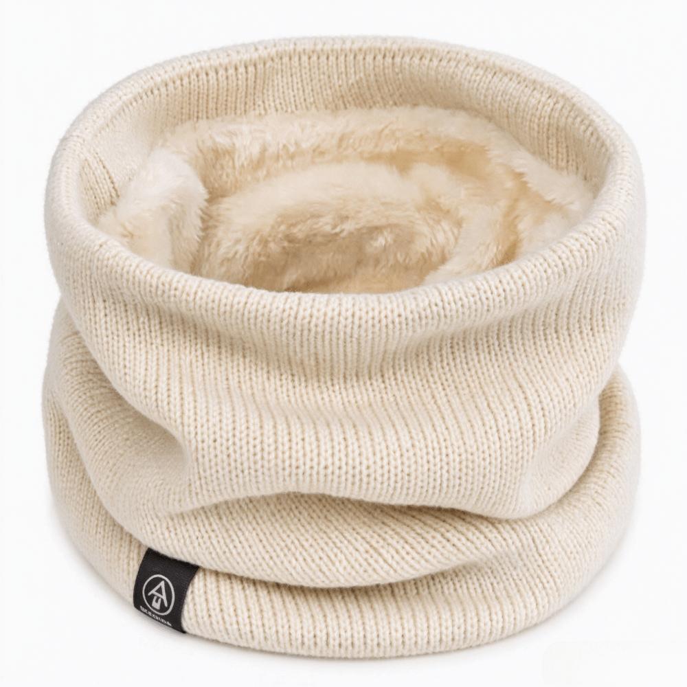 Warm Neck Gaiter Windproof Tube Scarf Unisex Knitted Scarf Skiing