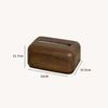 1Pc Retro Imitation Wood Tissue Box Living Room Paper Box Table Desktop Storage Bathroom Home Decoration Tissue Case