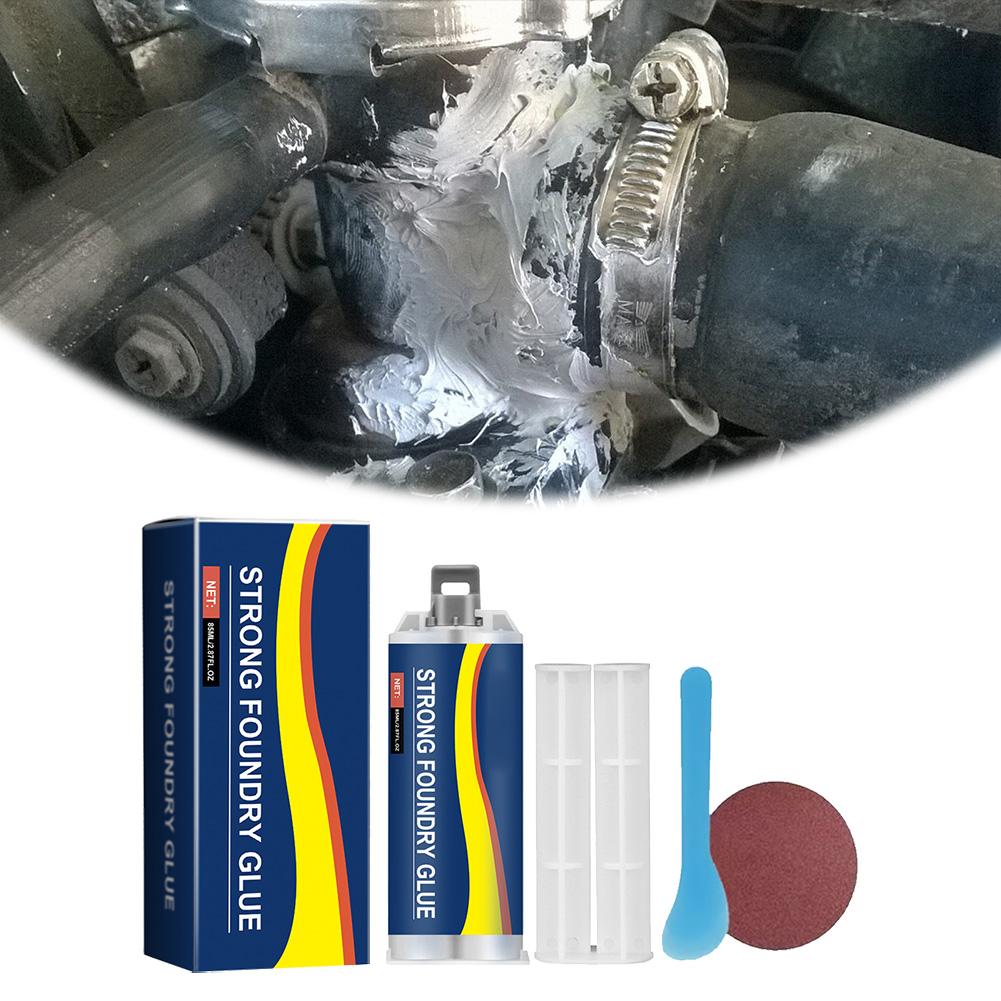 Colla Ripara Metalli per Colate Resistente alle Alte Temperature Colla Metallica per Acciaio Inossidabile e Alluminio