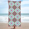 75x150cm Boho Ethnic Geometric Beach Towel Microfiber Aztec Mandala Print Bath Towel Quick Dry Soft Absorbent for Swimming Pool