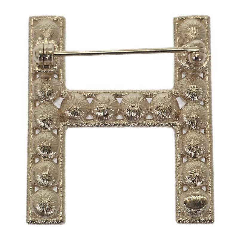 Chanel AB1368 Brooch Gold Metal Women