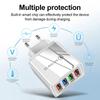 3A Charger Tablet Charge Travel Portable 4-Port EU/US Plug USB Charger Quick Charge