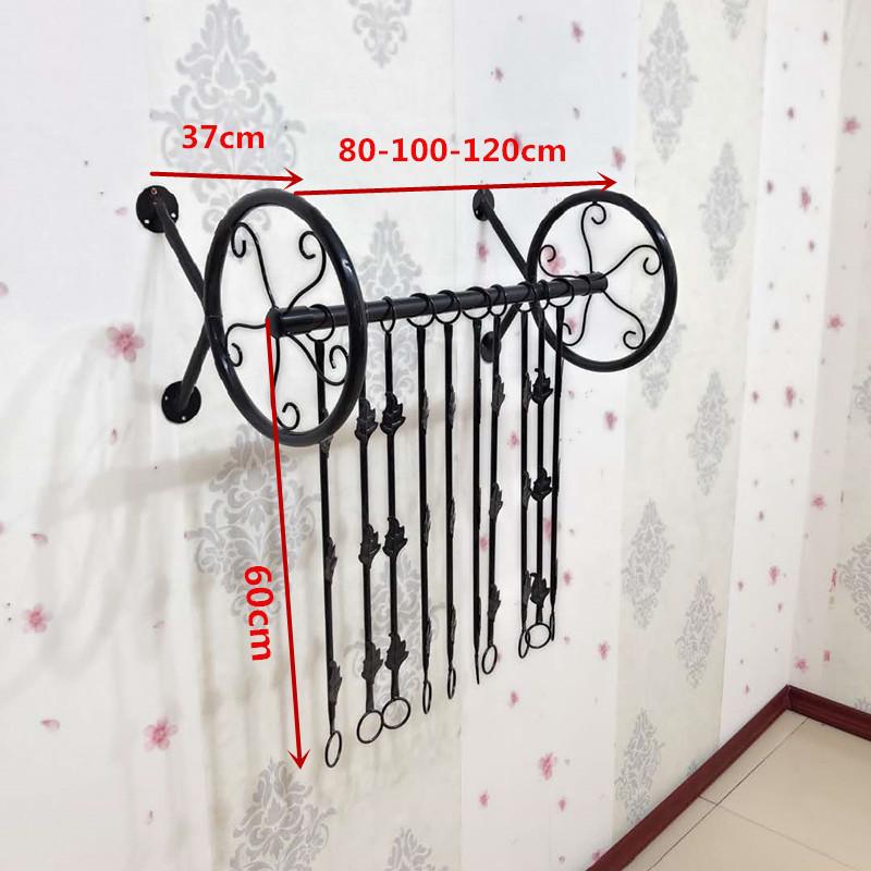 Wall-Mounted Clothing Display Rack for Children's and Women's Apparel