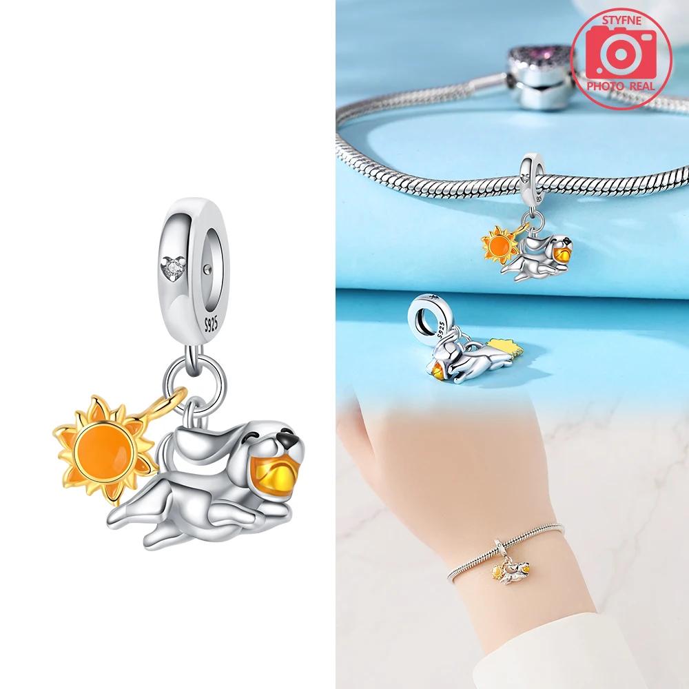 Charms Plata Solar Azimuth Star Pendant Copper Colors For Charms Copper Colors Original Bracelet For Jewelry Making