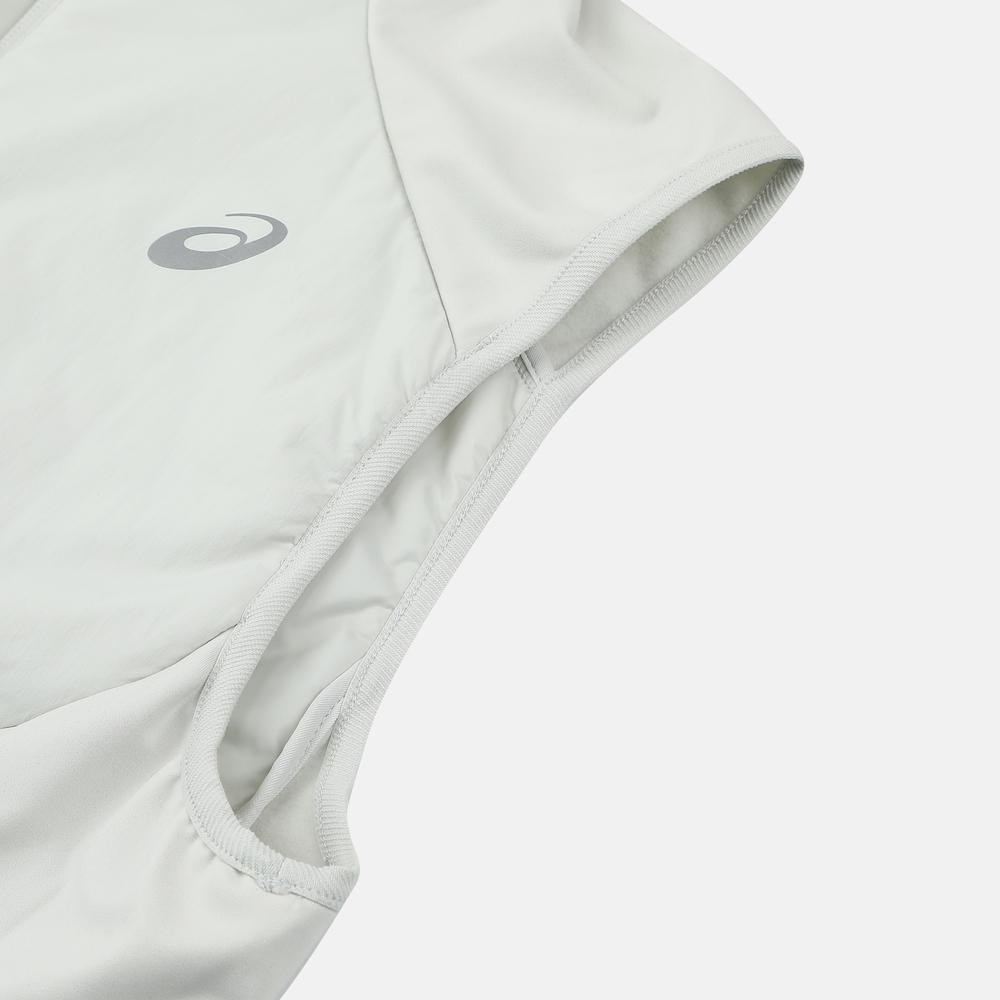 Asics FW25 Primaloft Jaar van het Paard Nieuwjaarsstijl Opstaande Kraag Ritssluiting Sport Hardloop Vest Mannen vest 2011D619-021