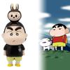 Adorable Crayon Shin Chan Labubu Figurine Perfect For Collectors And Fans Alike