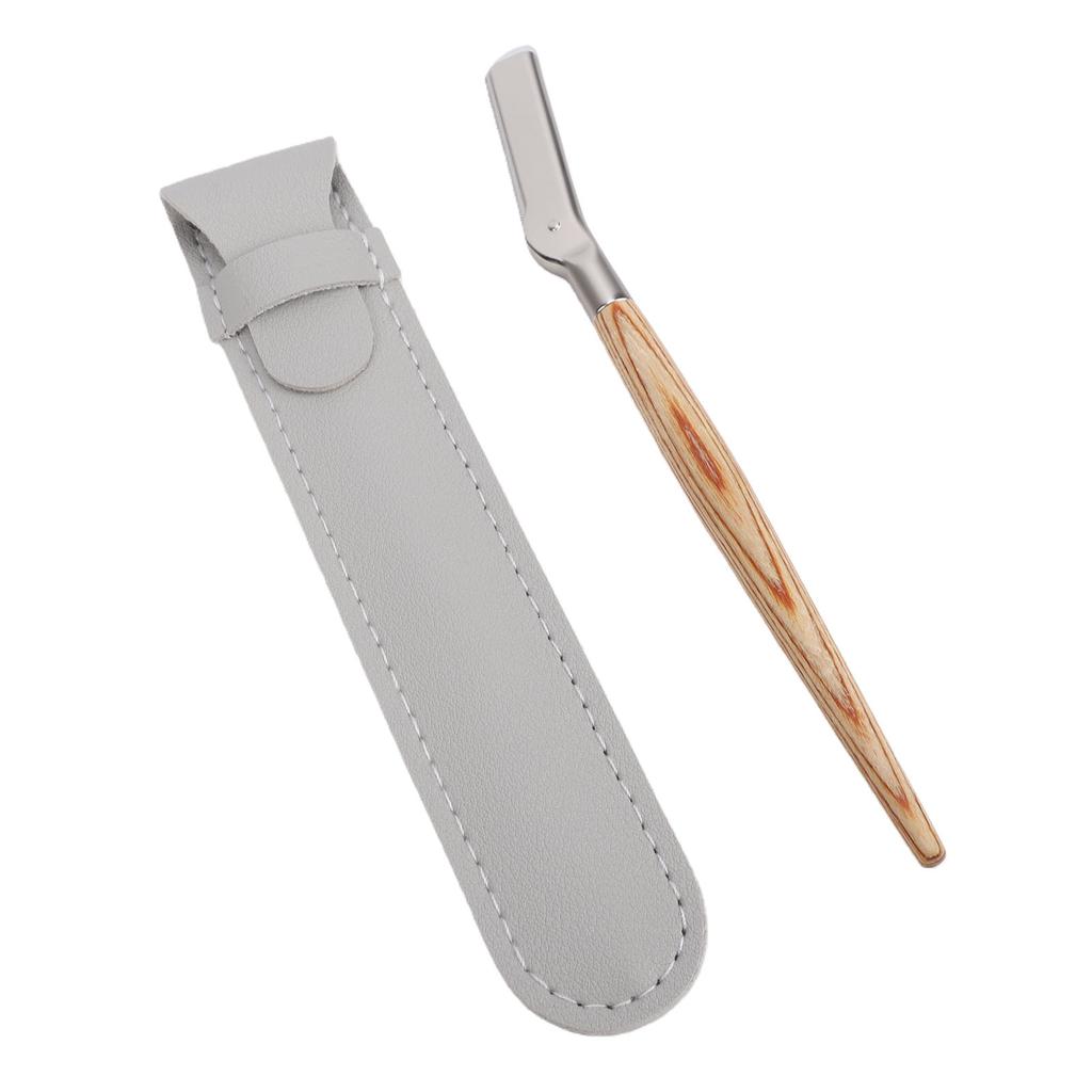 Manual Eyebrow Shaper Trimmer with   Mesh Guard Stainless Steel Facial Hair Trimmer for Men Women