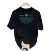 Cross-Border Exclusive Explosive Goods, Good Goods 100% Pure Cotton American Short-Sleeved T-Shirt Men'S Loose Casual Crew Neck