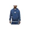 Jordan Men's Logo Knit Pullover Hooded Sweatshirt Blue DR3088-485